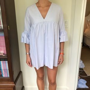 Zara Light Blue Jumpsuit Dress